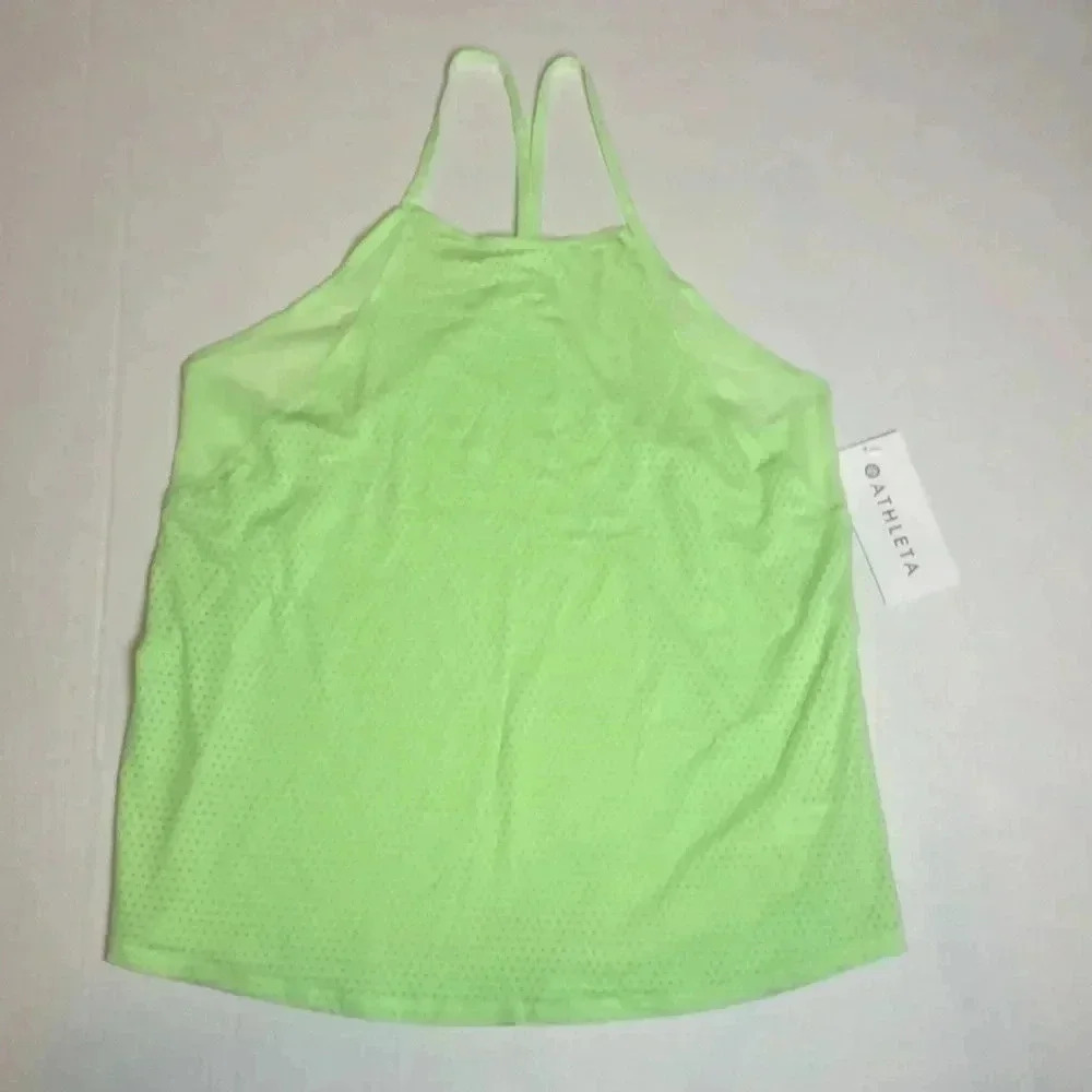 Athleta chi mesh train tank NWT